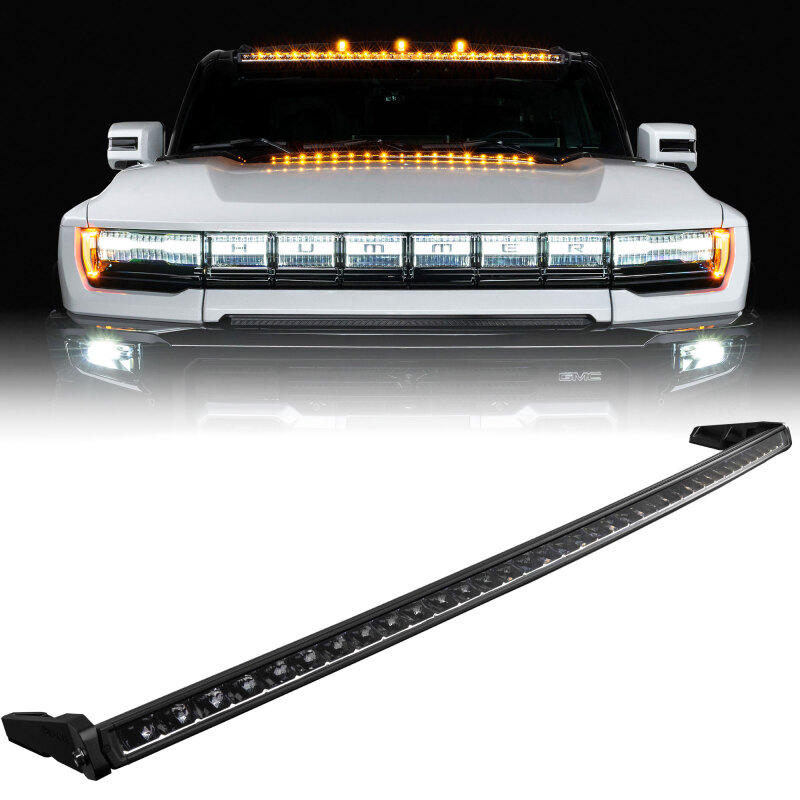 Hummer EV Light Bar Mount Kit - Roof - ORACLE Lighting - Curved 50 inch - Black - `22-`24 Hummer EV Light Bar Mount Kit - Roof - ORACLE Lighting - Curved 50 inch - Black - `22-`24